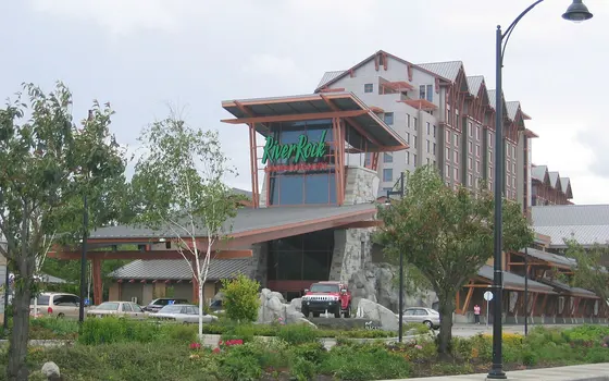 River Rock Casino Resort, the building seen from outside
